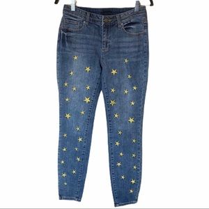For The Republic Denim star embroidered jeans 4/26